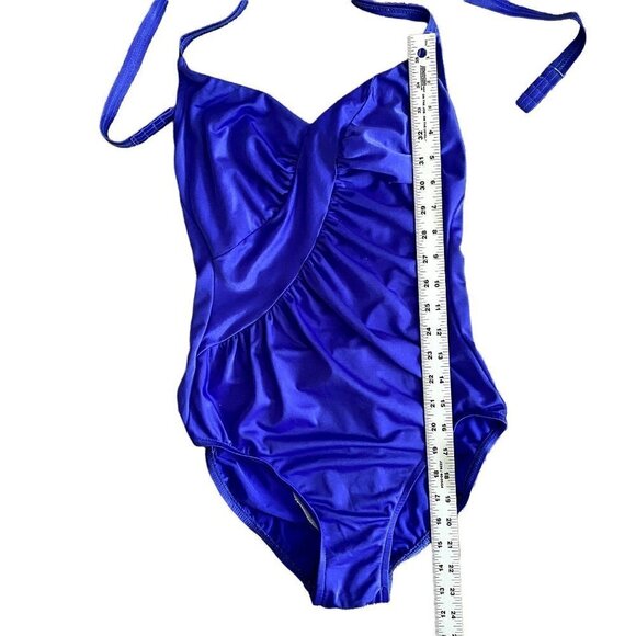 Vintage ILGWU Retro Vibes One Piece Swim Suit | Violet | Size 14 - Picture 6 of 10